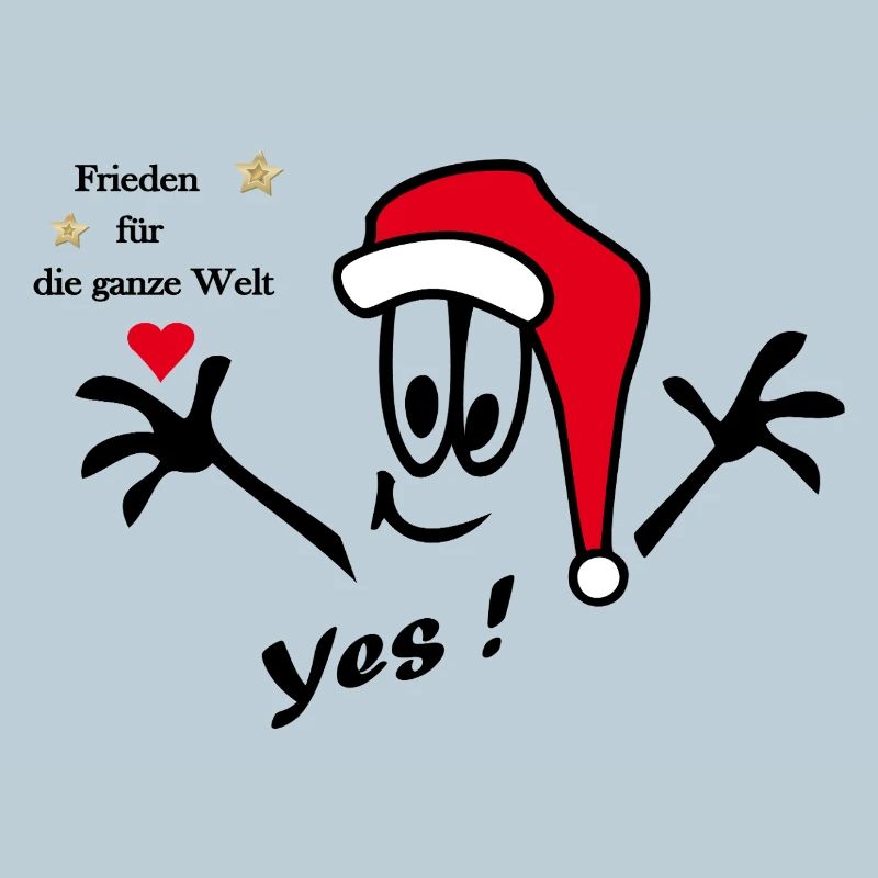 Weihnachtsmann mit Herz