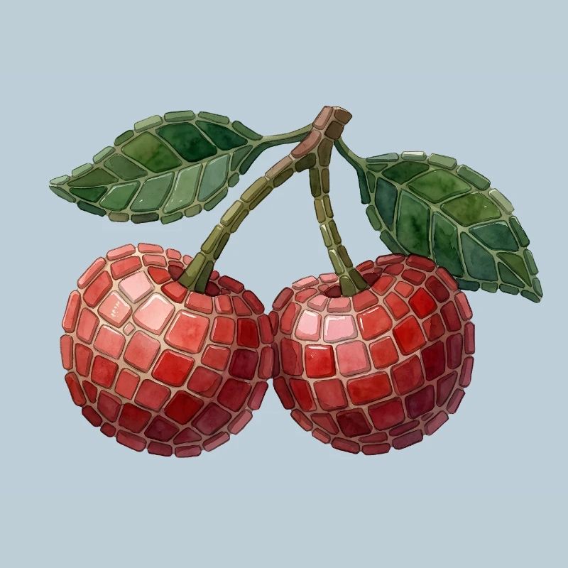 Cherry Mosaic - Artful Fruit Design