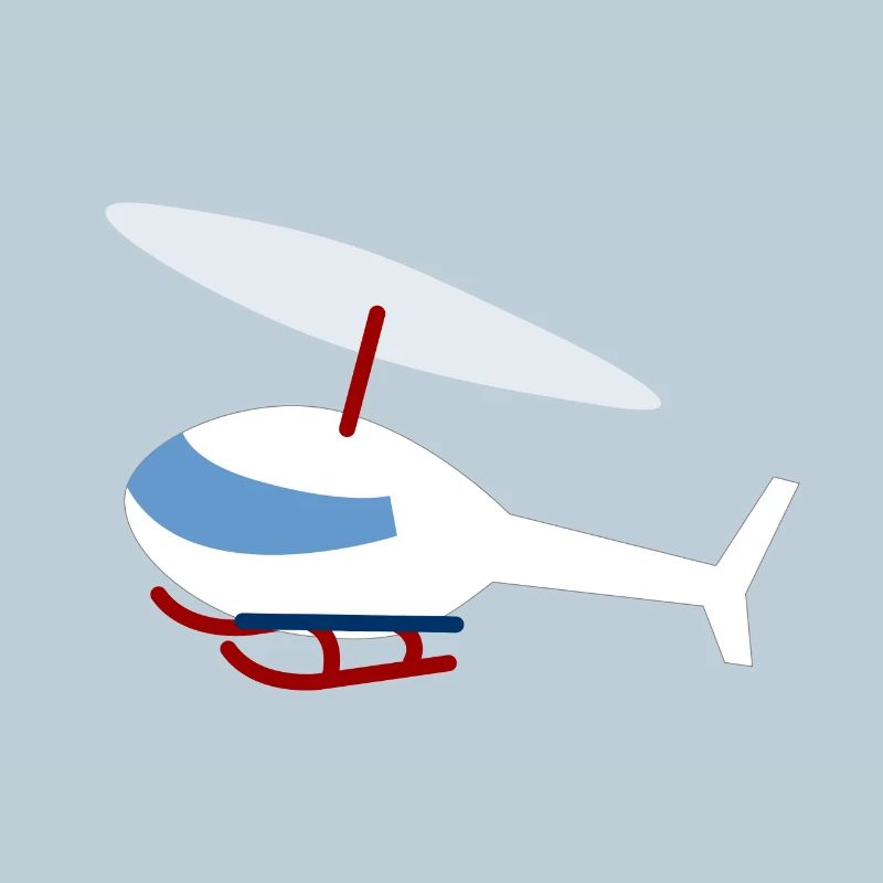 Hélicoptère blanc