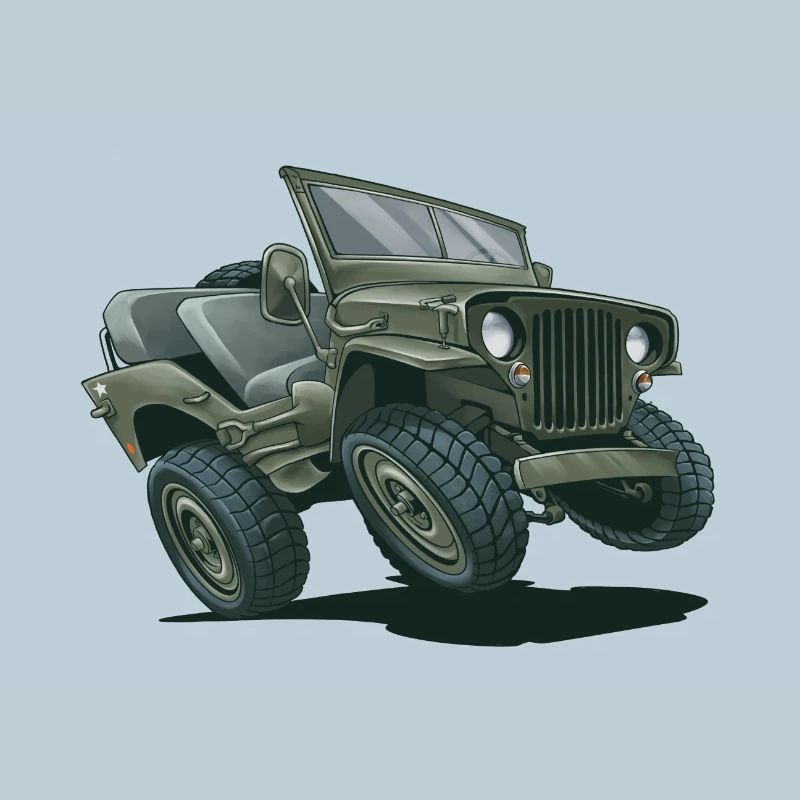 Willys MB Offroader 4x4 Millityr Oldtimer Us Army