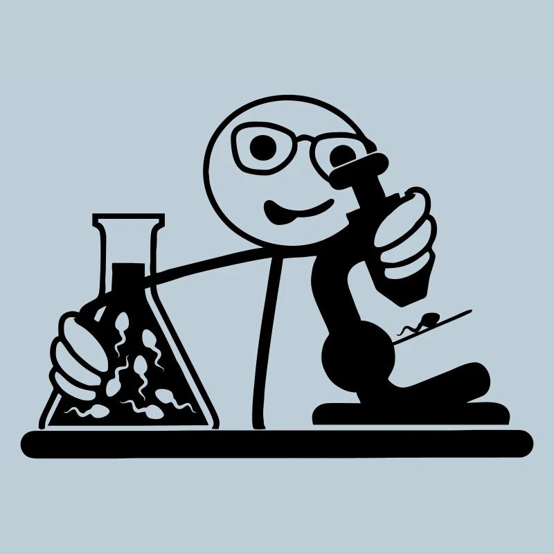 Un biologiste regarde une graine au microscope