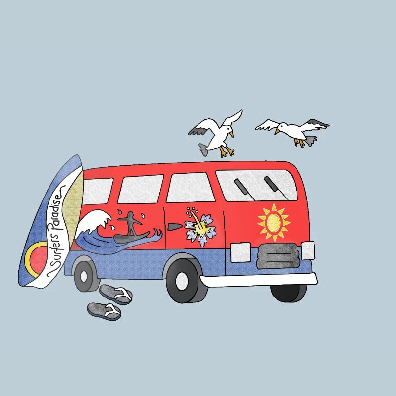 Surfez sur la marée Surf et camping-car