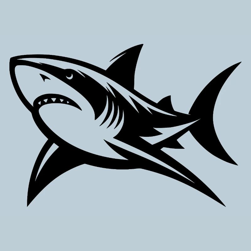 Sourire est difficile avec autant de blagues sur les dents sur le requin