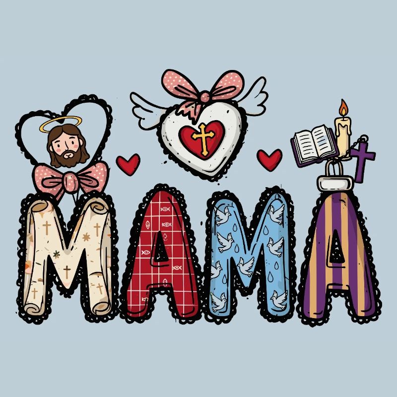 Glaubevolle Mama Herzkunst