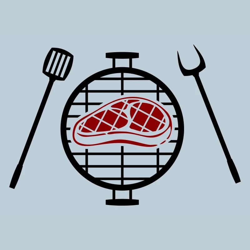 Red steak pattern print