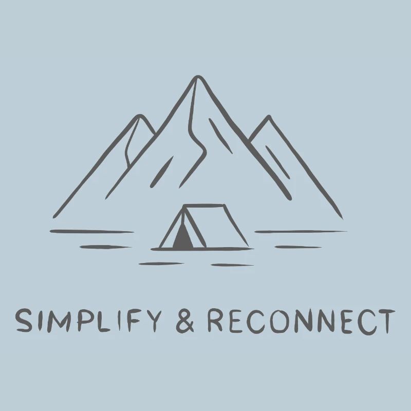 Simplify & Reconnect Camping Motif