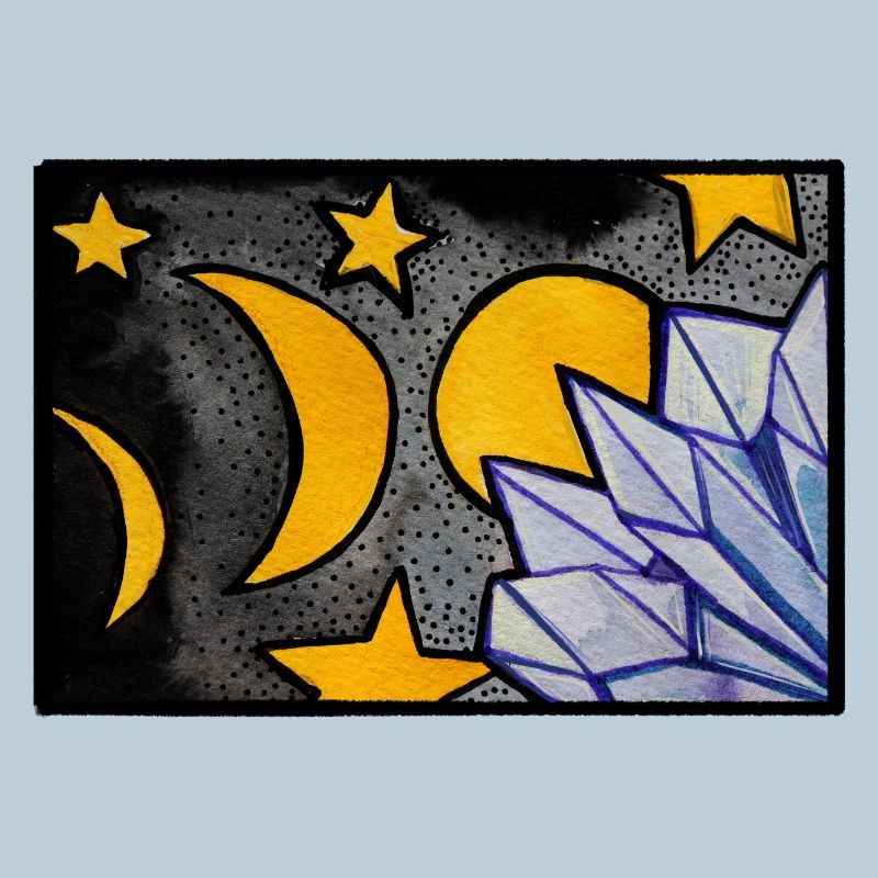 Rêve de cristal au clair de lune