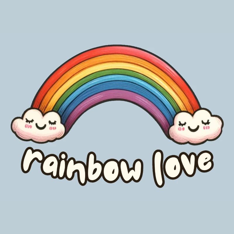Regenbogen-Liebe