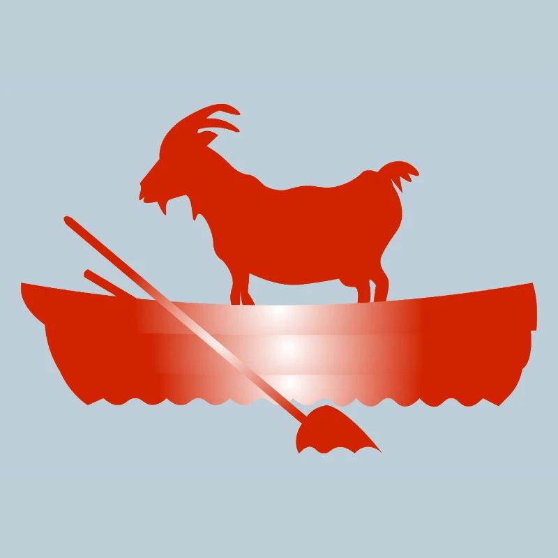 G.O.A.T. Ziege im Boot