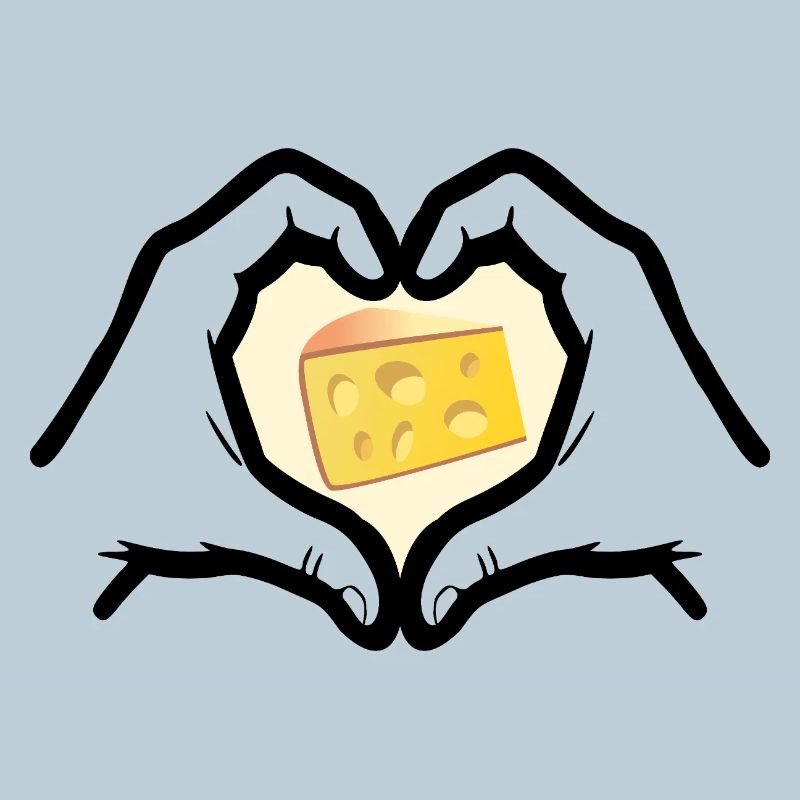 Cheese Love Heart