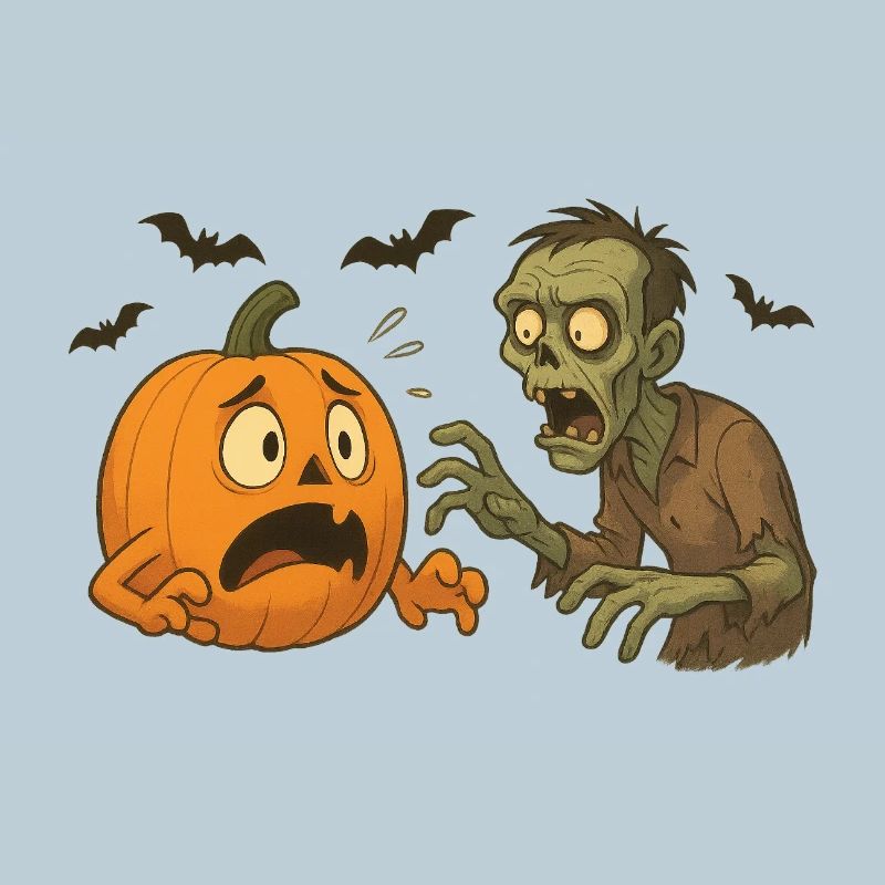 Pumpkin Panic and Zombie