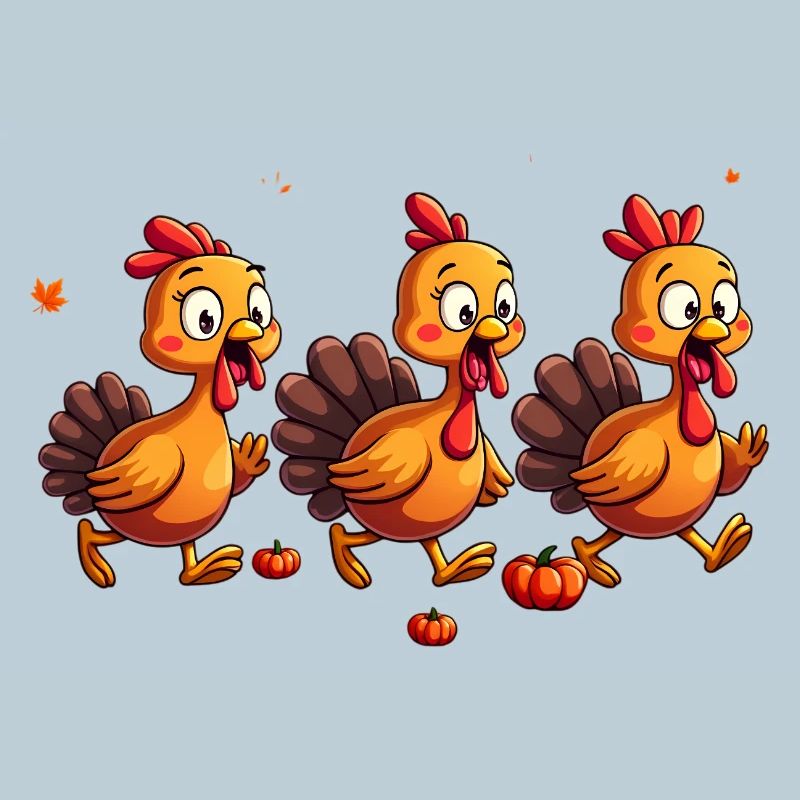 Bébé dinde de Thanksgiving