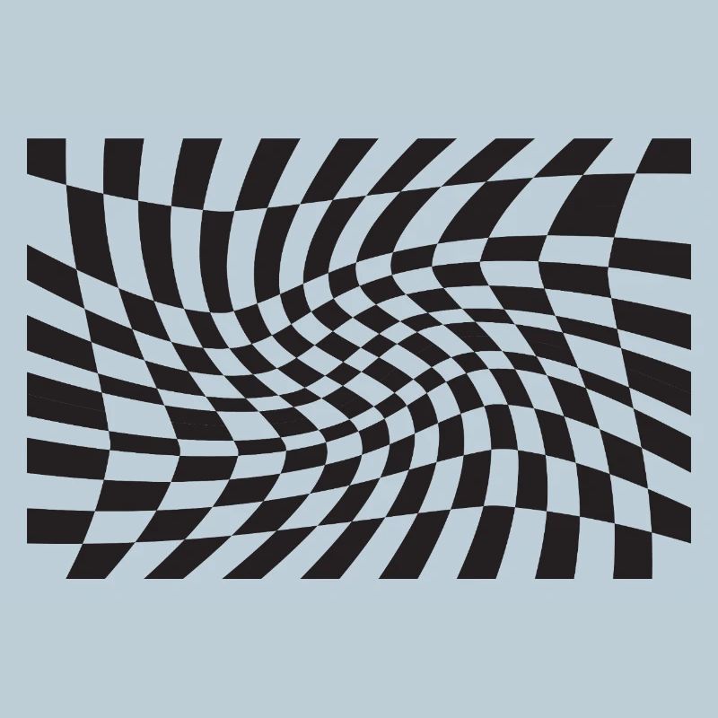 Spirale optique à checker déformé