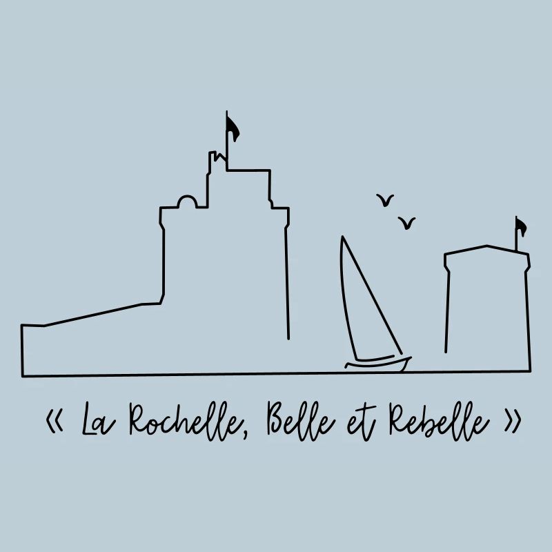 La Rochelle design marron - by Nicolas Poitevin
