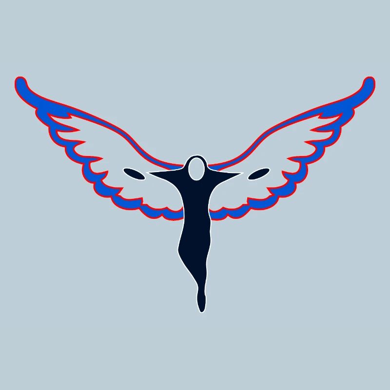 Flügelheld Silhouette