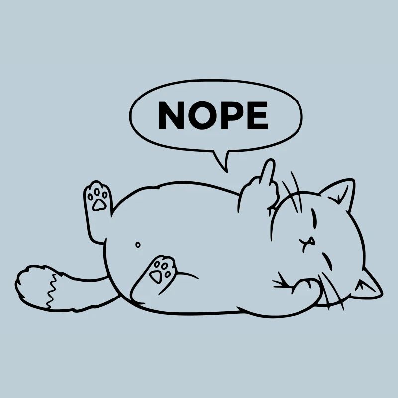 Chat non | Déclaration sarcastique de chat