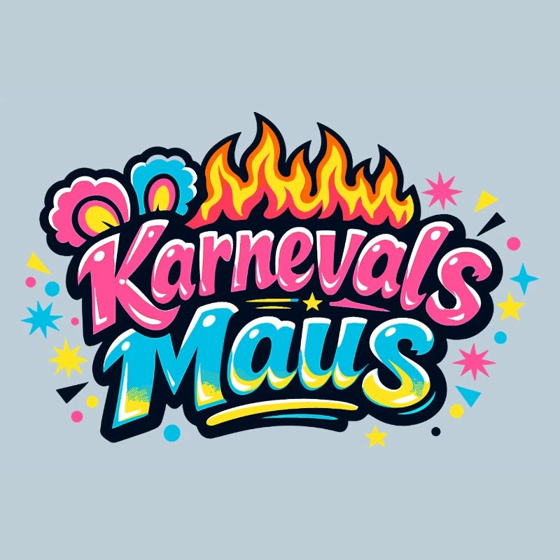 Karnevalsmaus Jeck - Kölle Alaaf Motiv