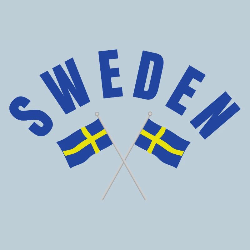 Sweden Flags Crest Emblem