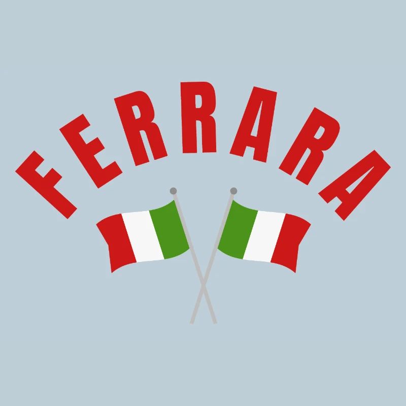 Ferrara Italy Flags Emblem