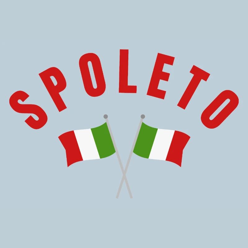 Spoleto Italian Flags 