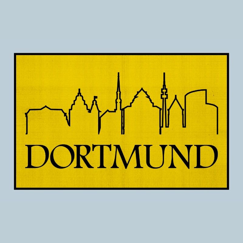 Dortmund Skyline Yellow Design