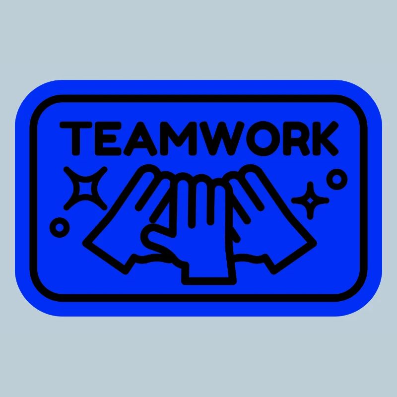 Symbole de la collaboration d’équipe