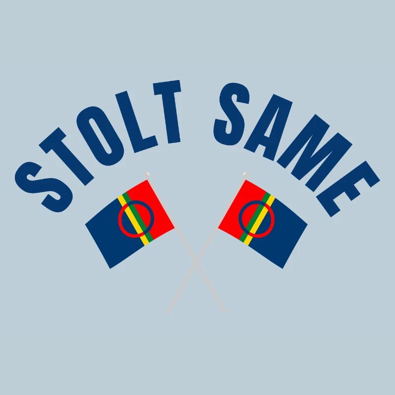 Proud Sami – Drapeaux croisés