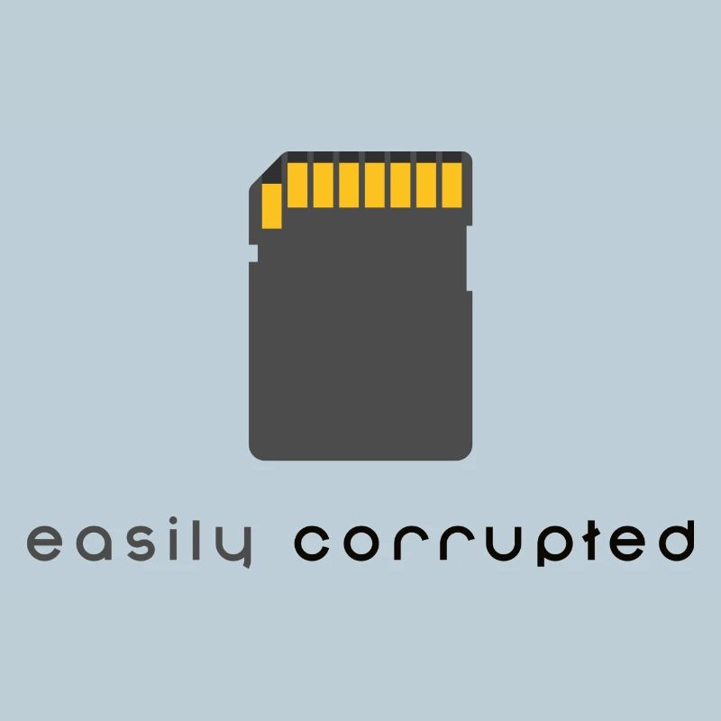 Easily corrupted - SD Card
