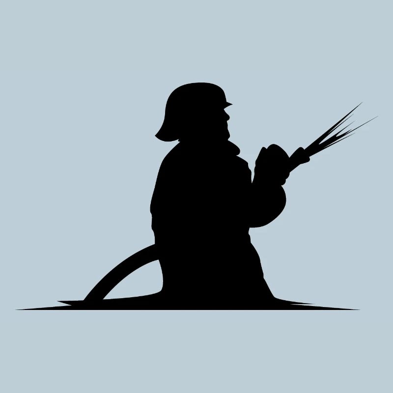 Firefighter Hose Fire Brigade Icon Graphic