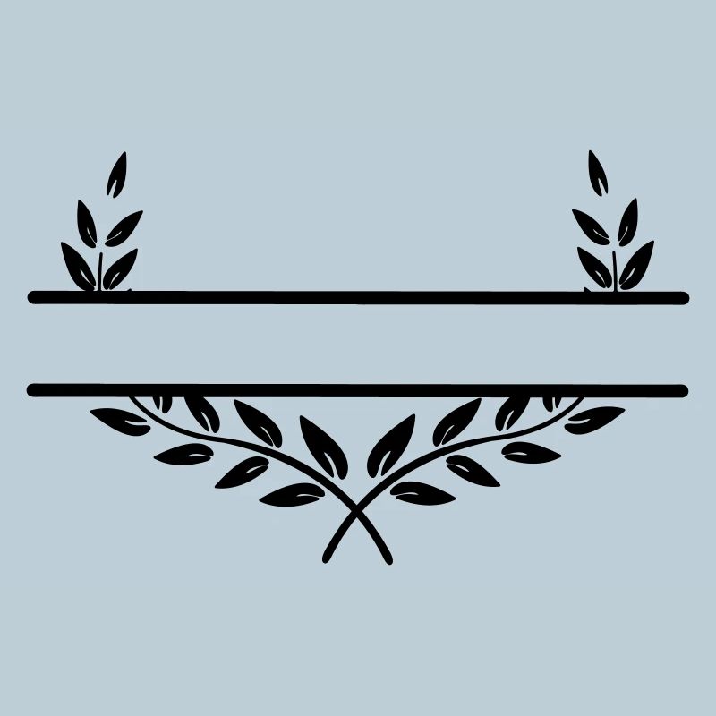Laurel wreath with space for text