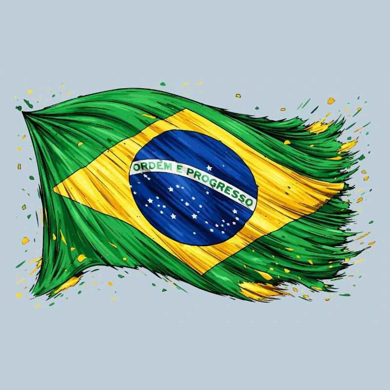 Drapeau brésilien Brésil