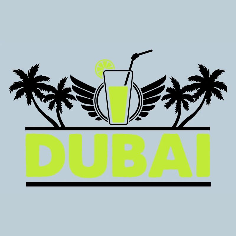 Dubai Lime Drink Neon Logo
