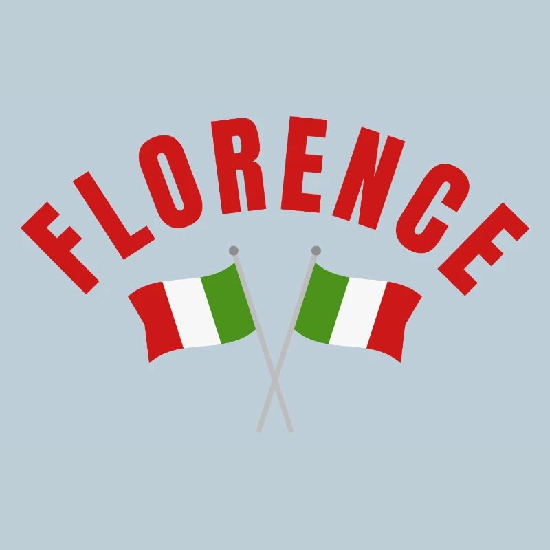 Emblème du drapeau italien de Florence