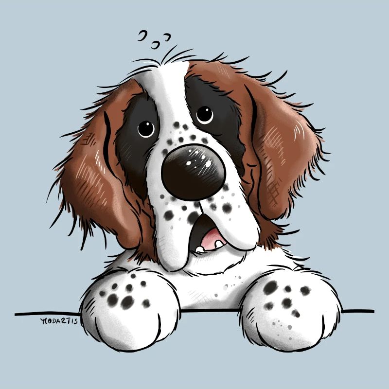 Happy Saint Bernard