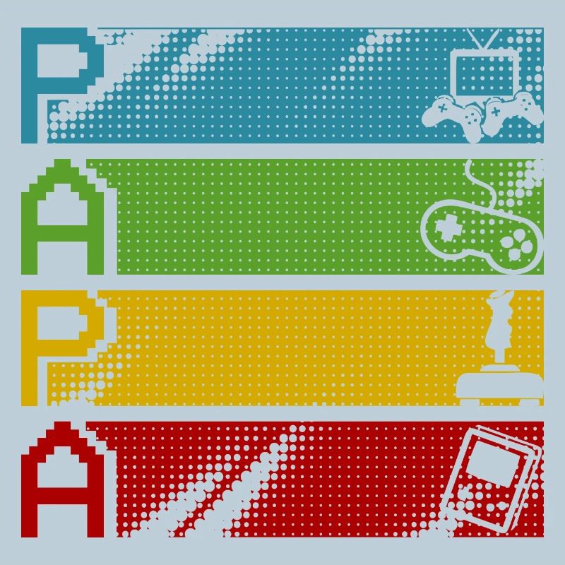 Retro Gamers Pixel Multicolor