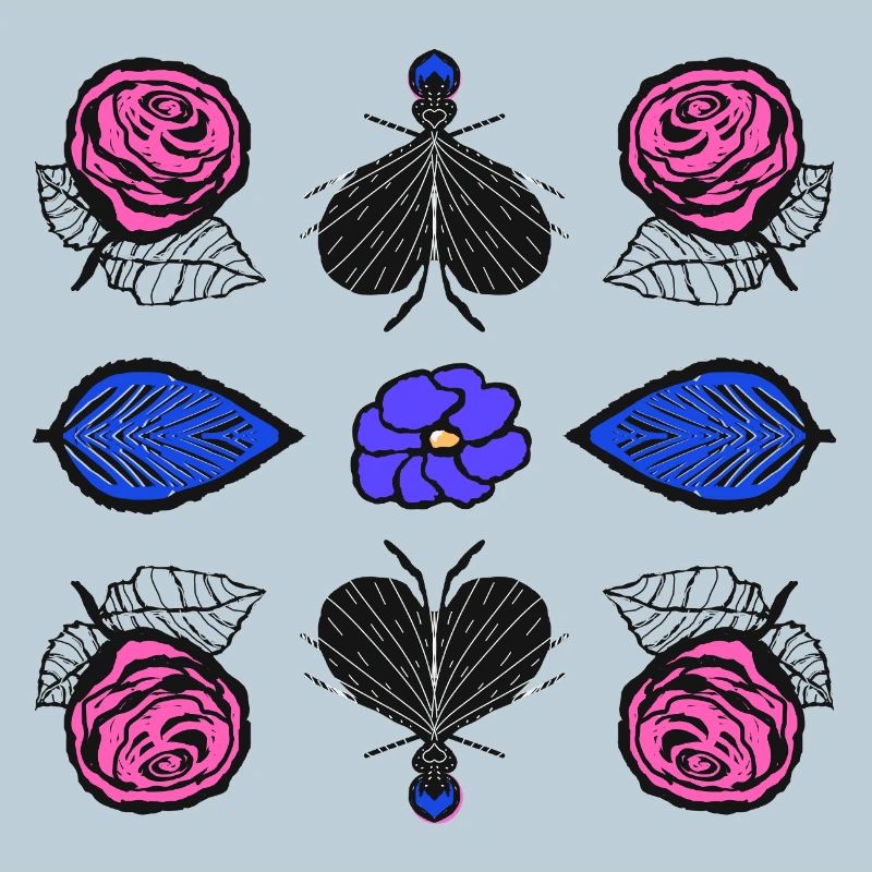 Roses Pop Art