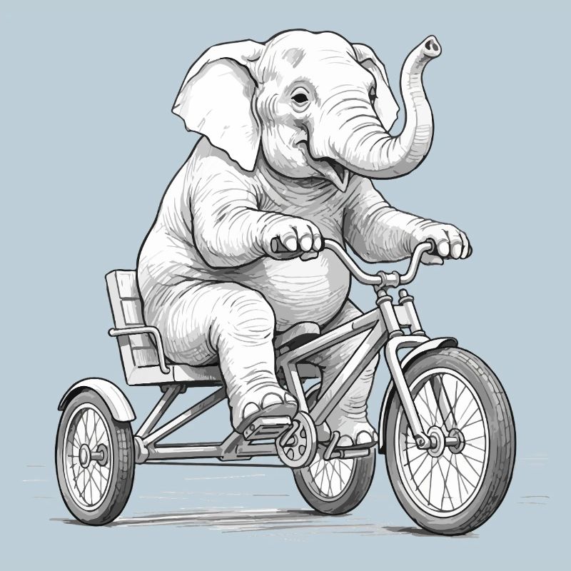 Elephant on a Tricycle