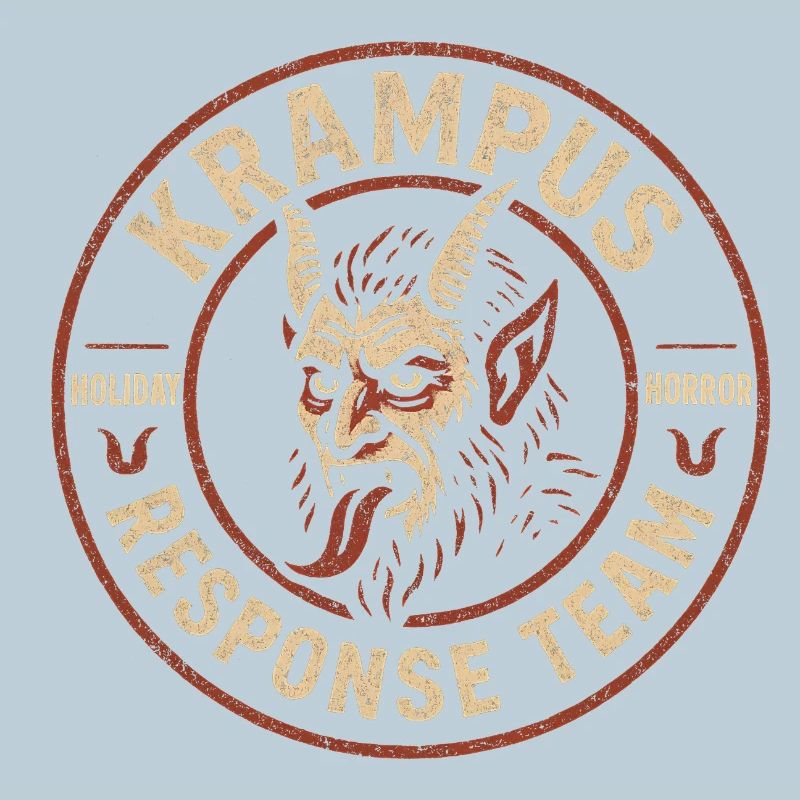 Krampus Intervention Team Funny Cryptid Krampus