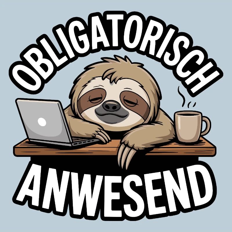 Mandatory Present Sloth Telco Meeting Office