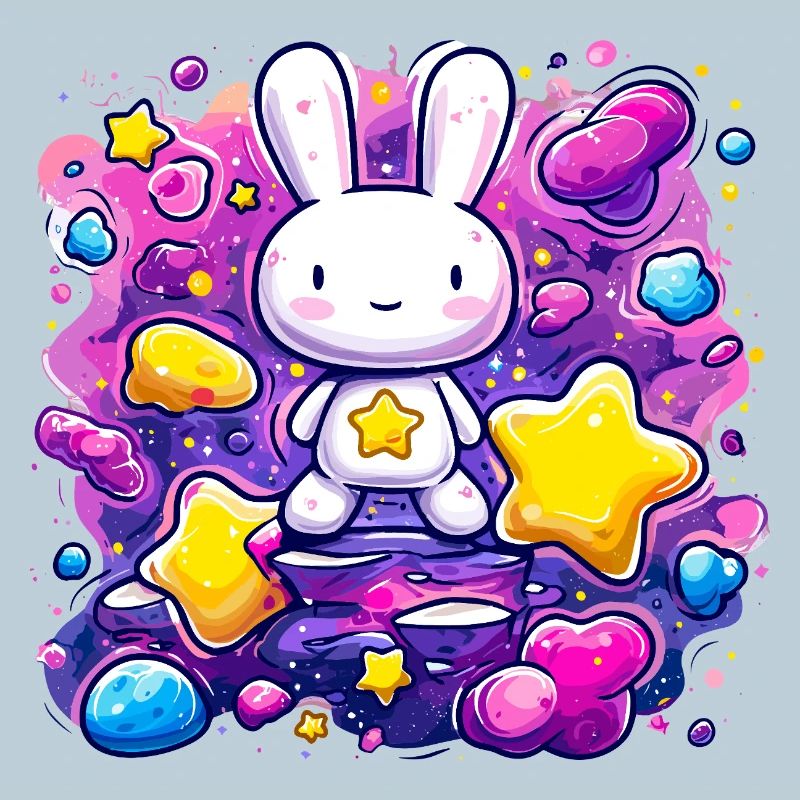 Weltraumstern Bunny