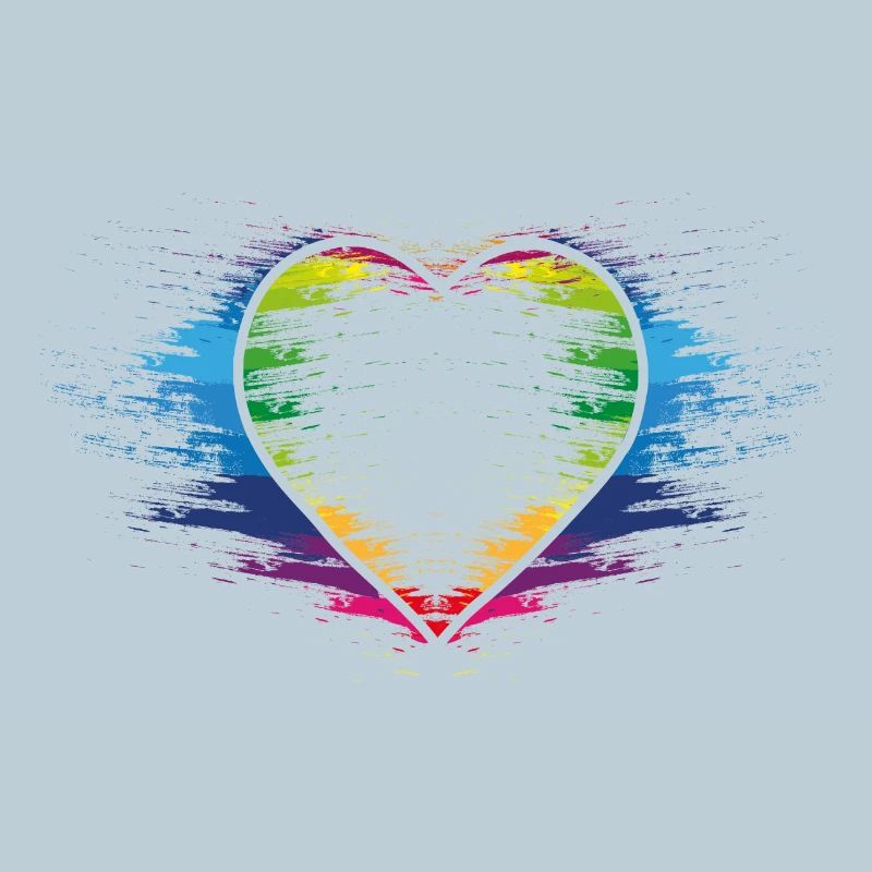Regenbogen Herz