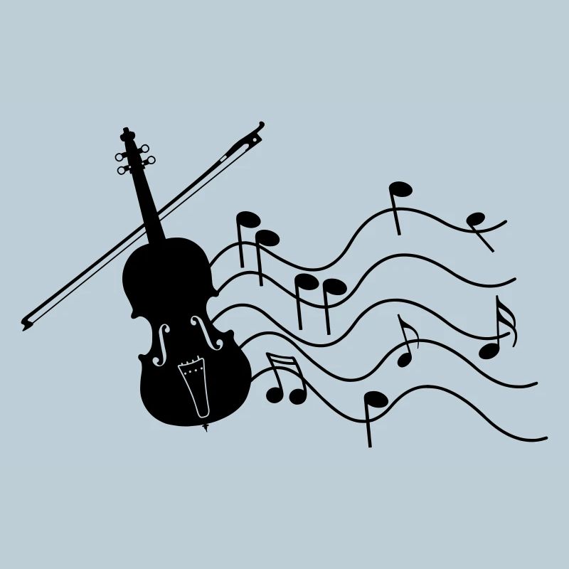 Violine mit Noten