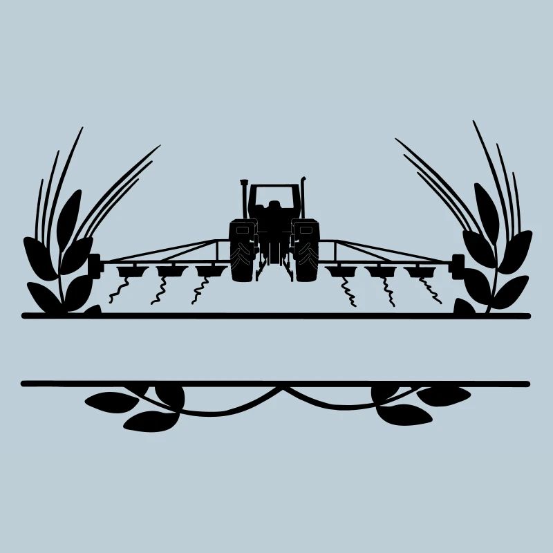 Farm farming tractor grain growing