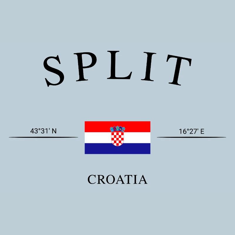Split, Croatie – Souvenir et cadeau de vacances