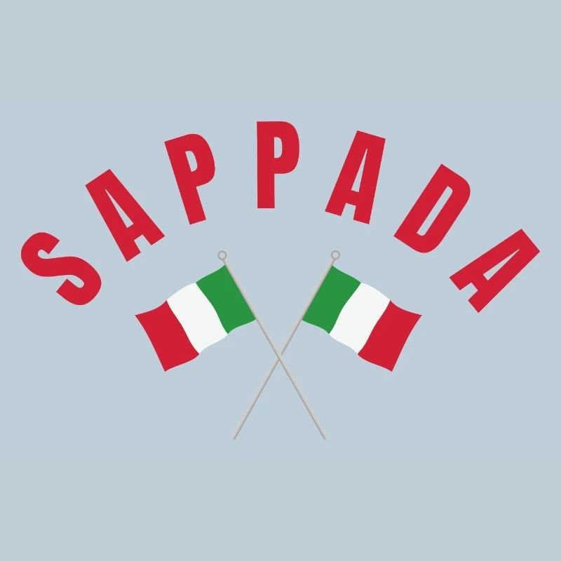 Sappada Italien Flaggen