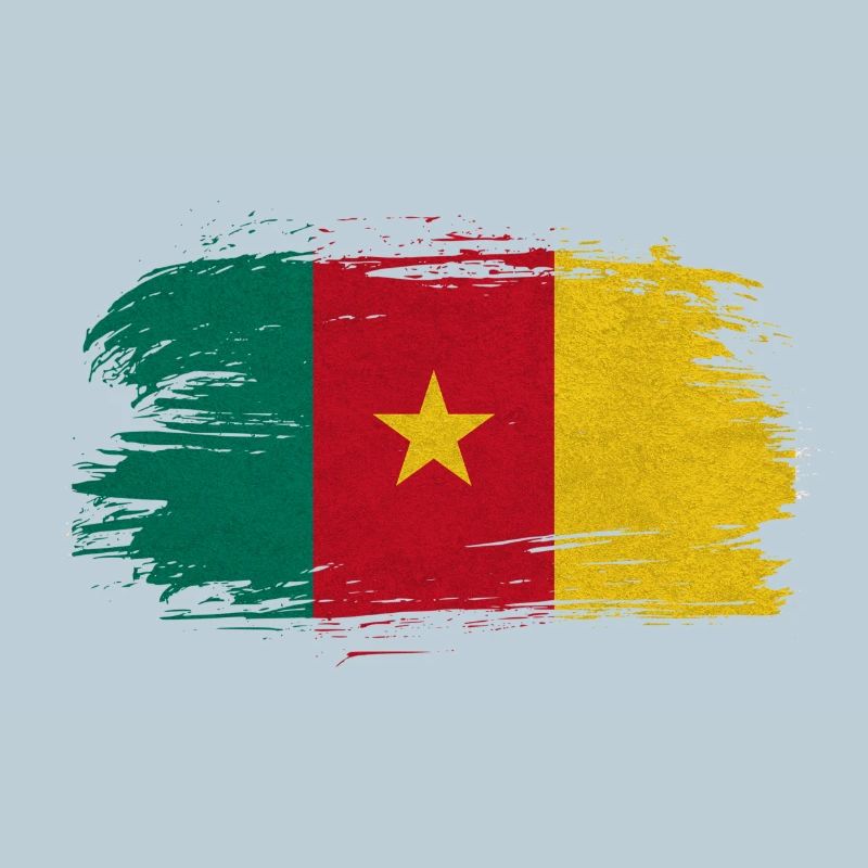 Cameroon Vintage Flag / Gift Douala Garoua