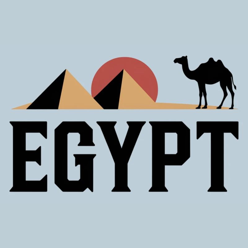 Pyramids in the desert light
