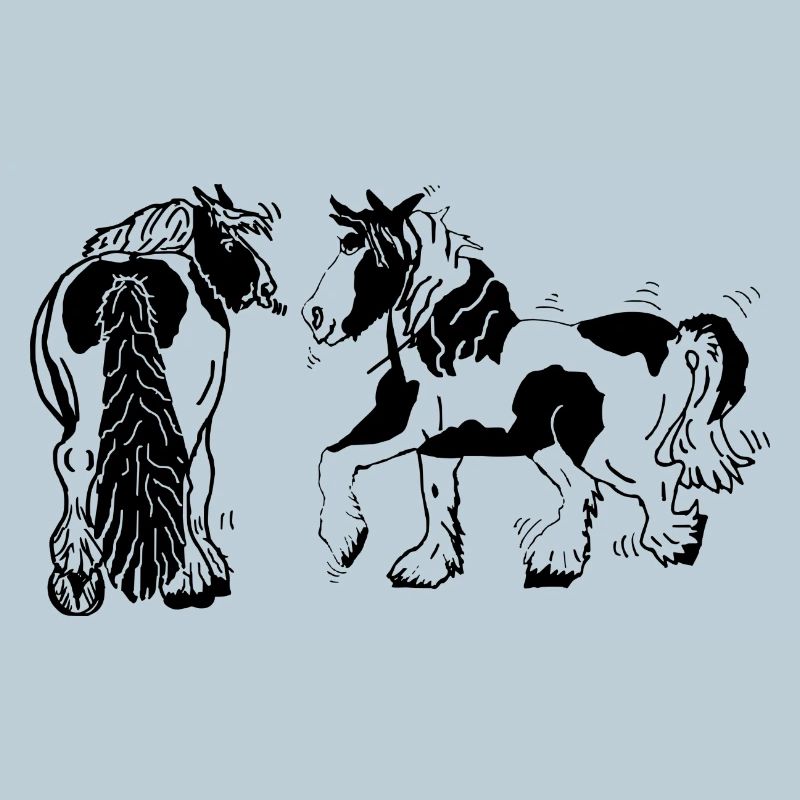 Original Tinker Horses Irish Cobs