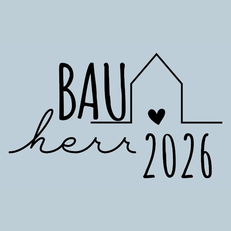 Bauherr 2026 Hausbau Geschenk Mann