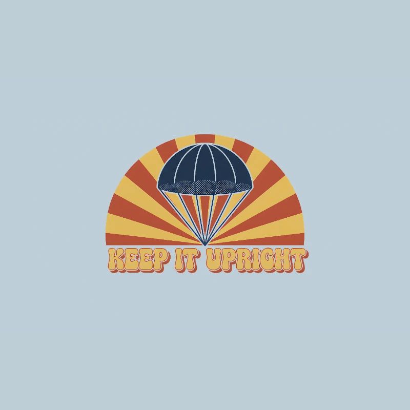 Keep It Upright Parachute Sunburst